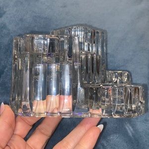 Partylite crystal castle with 5 tealight candle